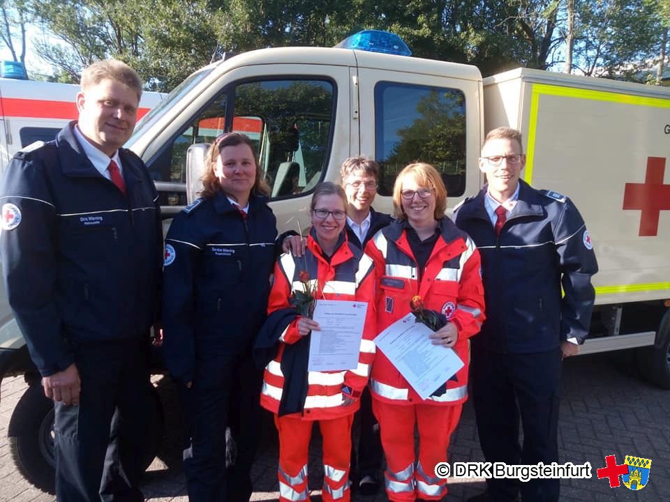 Dirk Wiening, Sandra Wiening, Katja Hölscher, Simone Heinicke, Nadine Ahmann, Jens Gröning (von rechts)